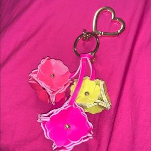 Victoria secret 3 flower key chain